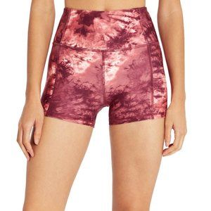 Jessica Simpson 3'' Tea Rose Tie-Dye Pocket Tummy-Control Hottie Bike Shorts S
